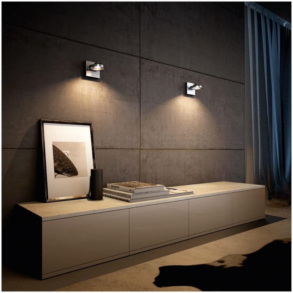 Spur, Cromo, LED, Bianco caldo, Interno, Camera da letto, Soggiorno, IP20 - Foto 2