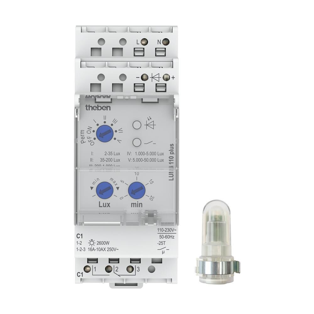 Crepuscolare Digitale Luna 110 Plus Al - Theben Lu110plusal - Foto 1