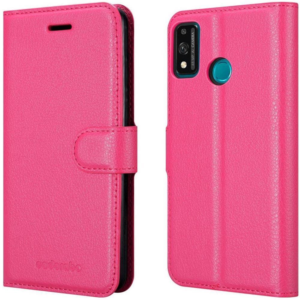 Custodia Compatibile Con Honor 9x Lite In Rosa Vivo - Coperchio Protettiva Con Chiusura Magnetica, Funzione Stand E Tasca Per Le Carte - Foto 8