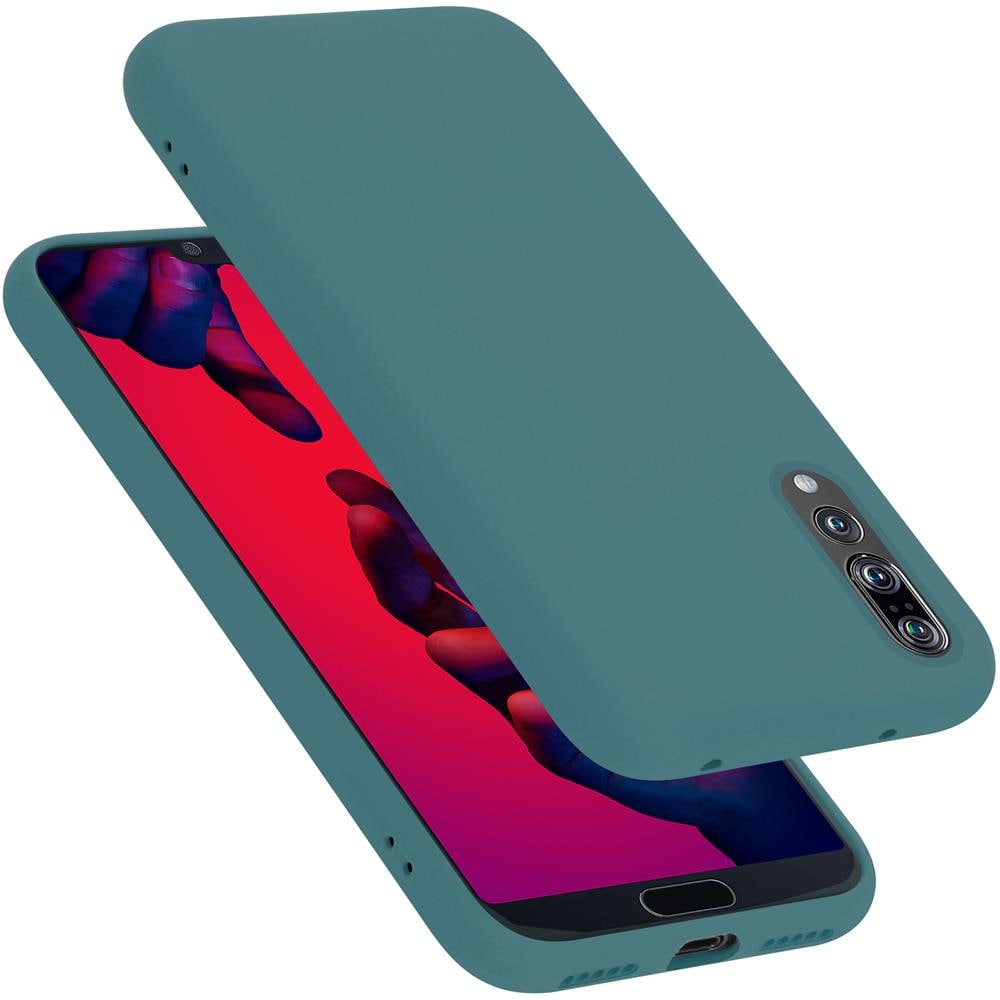 Custodia Compatibile Con Huawei P20 Pro / P20 Plus In Liquid Verde - Coperchio Protettivo In Silicone Tpu Flessibile - Foto 1