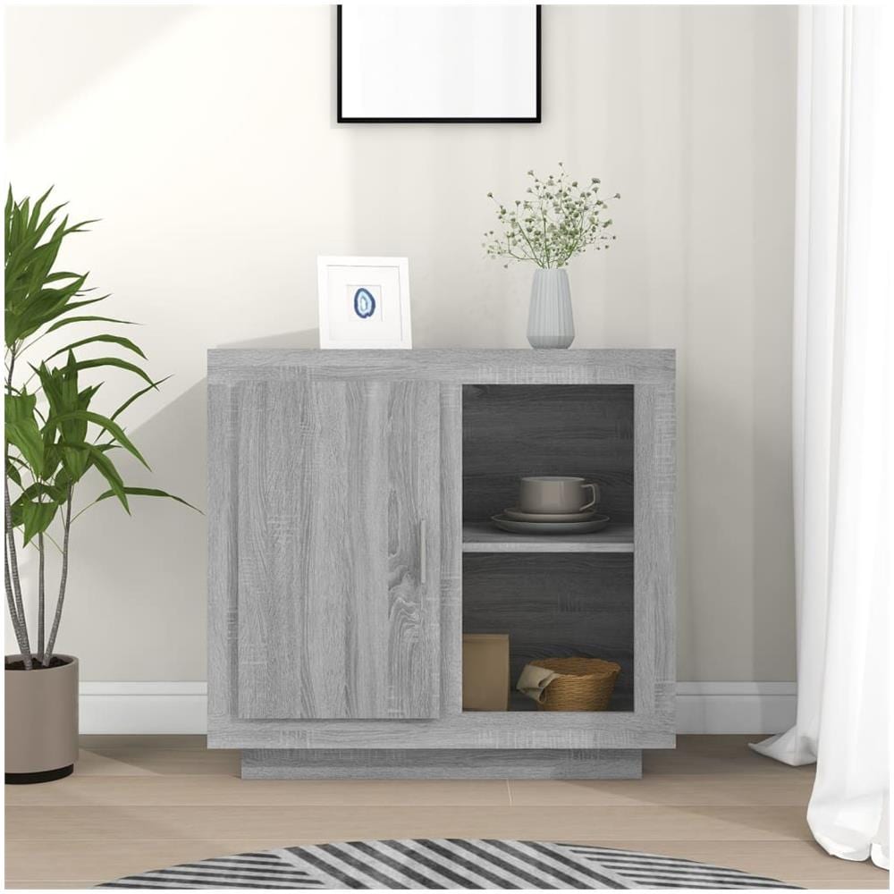 Credenza Grigio Sonoma 80x40x75 Cm - Foto 1