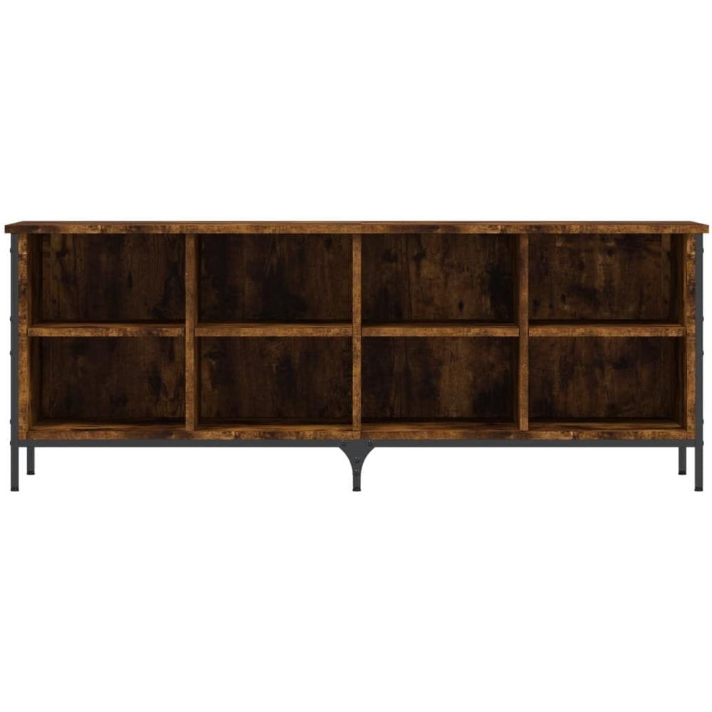 Scarpiera Rovere Fumo 131x35x50 Cm In Legno Multistrato - Foto 9