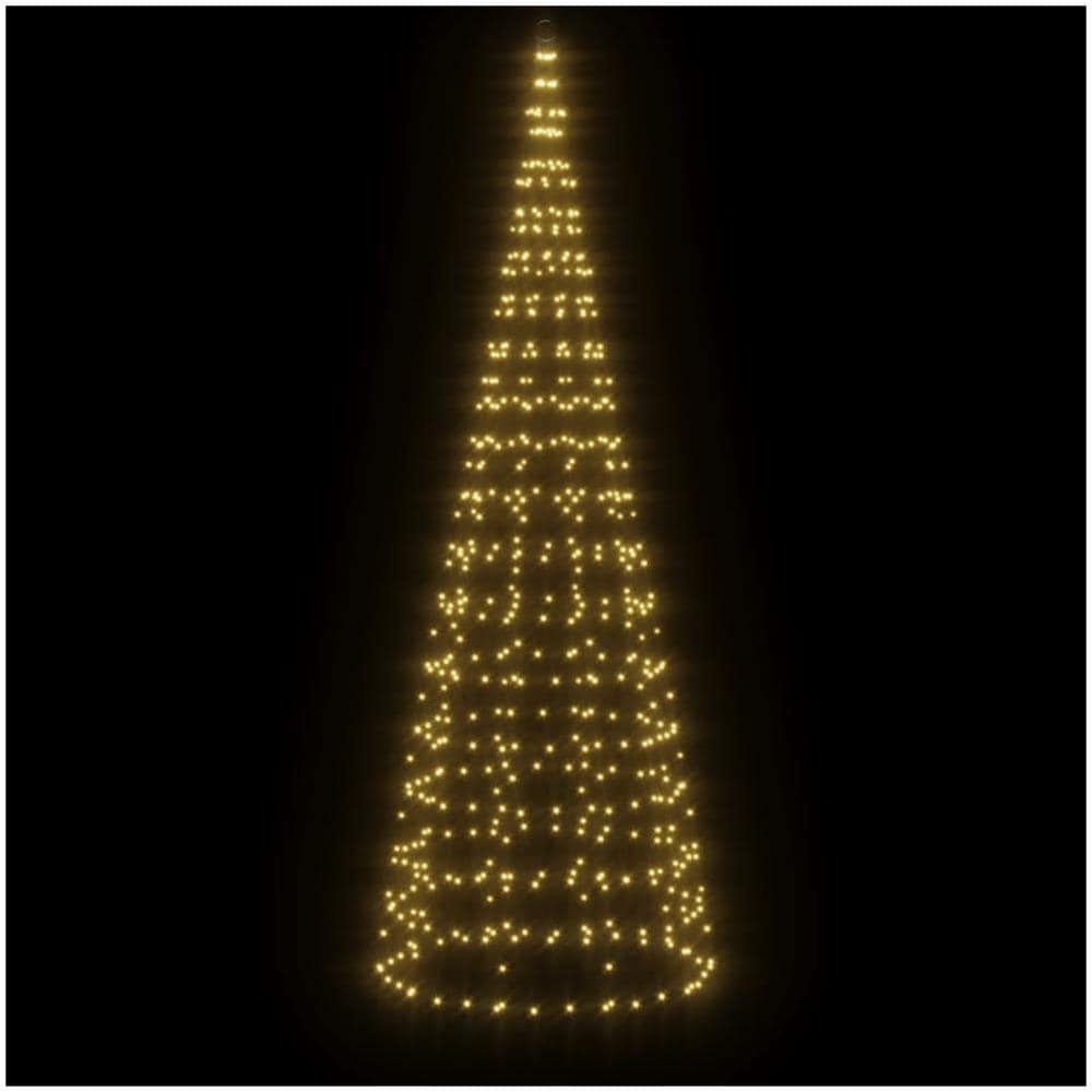 Luce Albero di Natale su Pennone 550LED Bianco Caldo 300cm - Foto 3