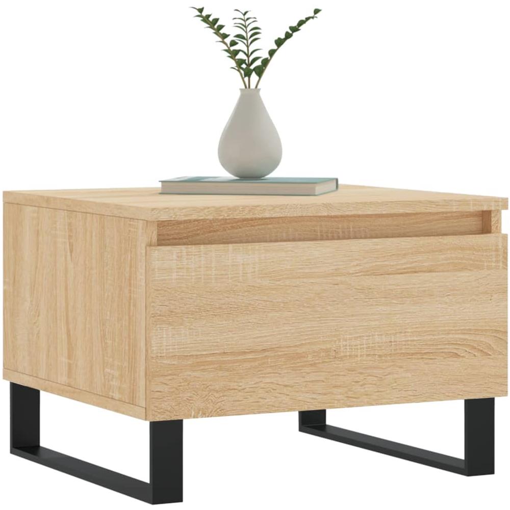 Tavolini Salotto 2pz Rovere Sonoma 50x46x35cm Legno Multistrato - Foto 3