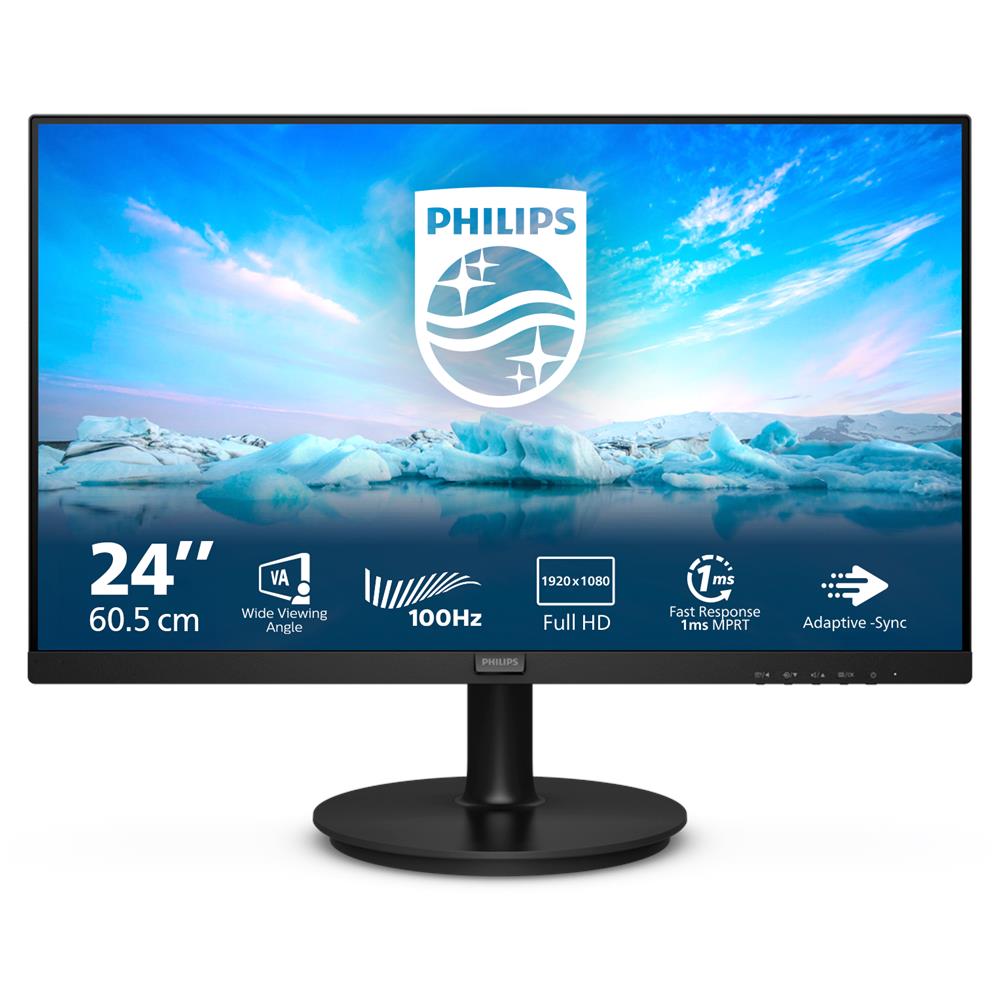 Monitor 23.8" LED VA V-Line 241V8LAB / 00 1920 x 1080 Full HD - Foto 1