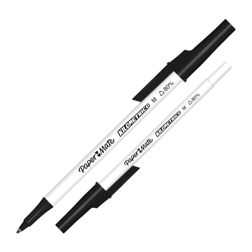 Penna sfera c /cappuccio kilometrico recycled 1.0mm nero - 2187701 - Confezione da 50 PZ - Foto 1