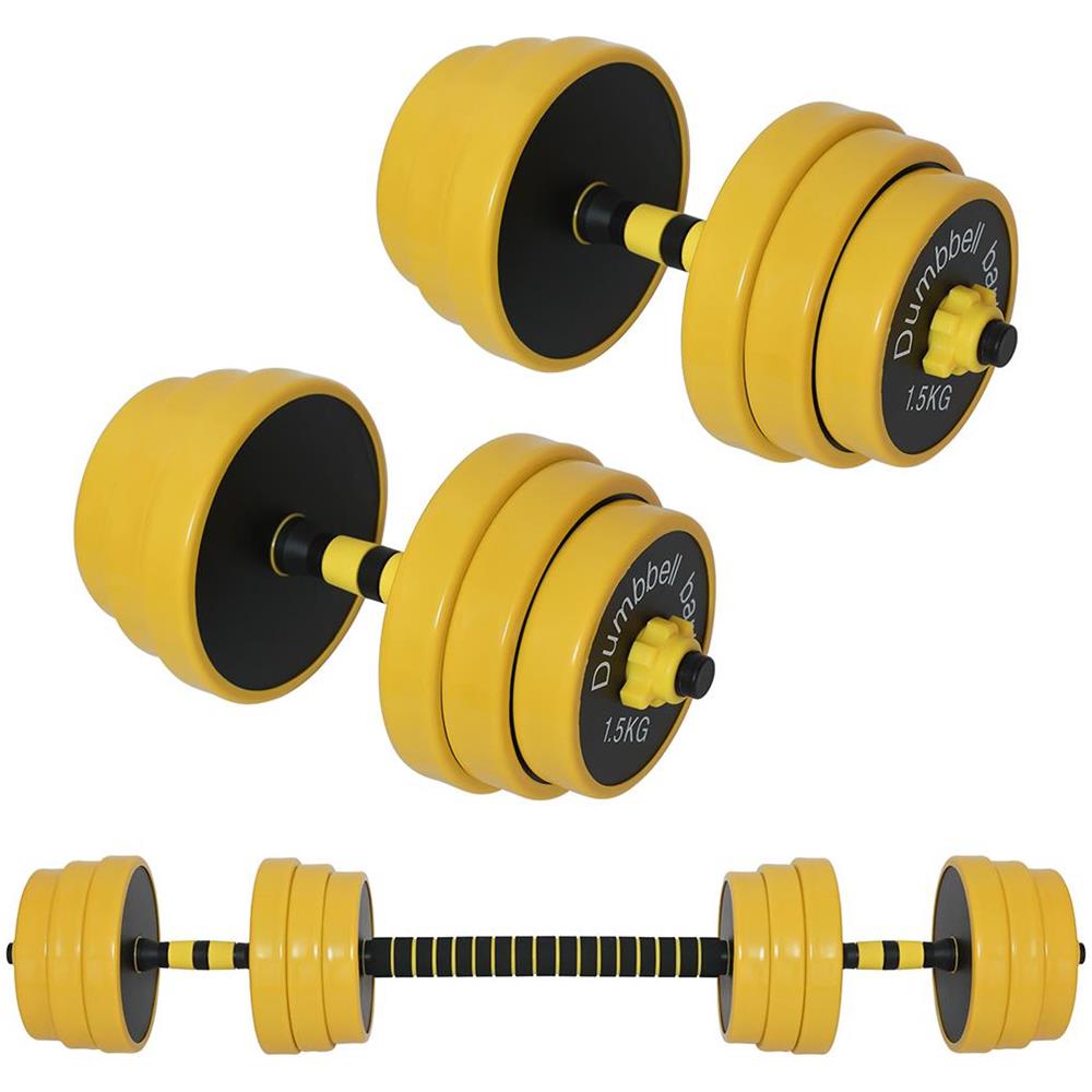 Set Manubri da 25kg (4x2.5kg+4x2kg+4x1.5kg) Bilanciere Pesi Fitness Allenamento - Foto 1