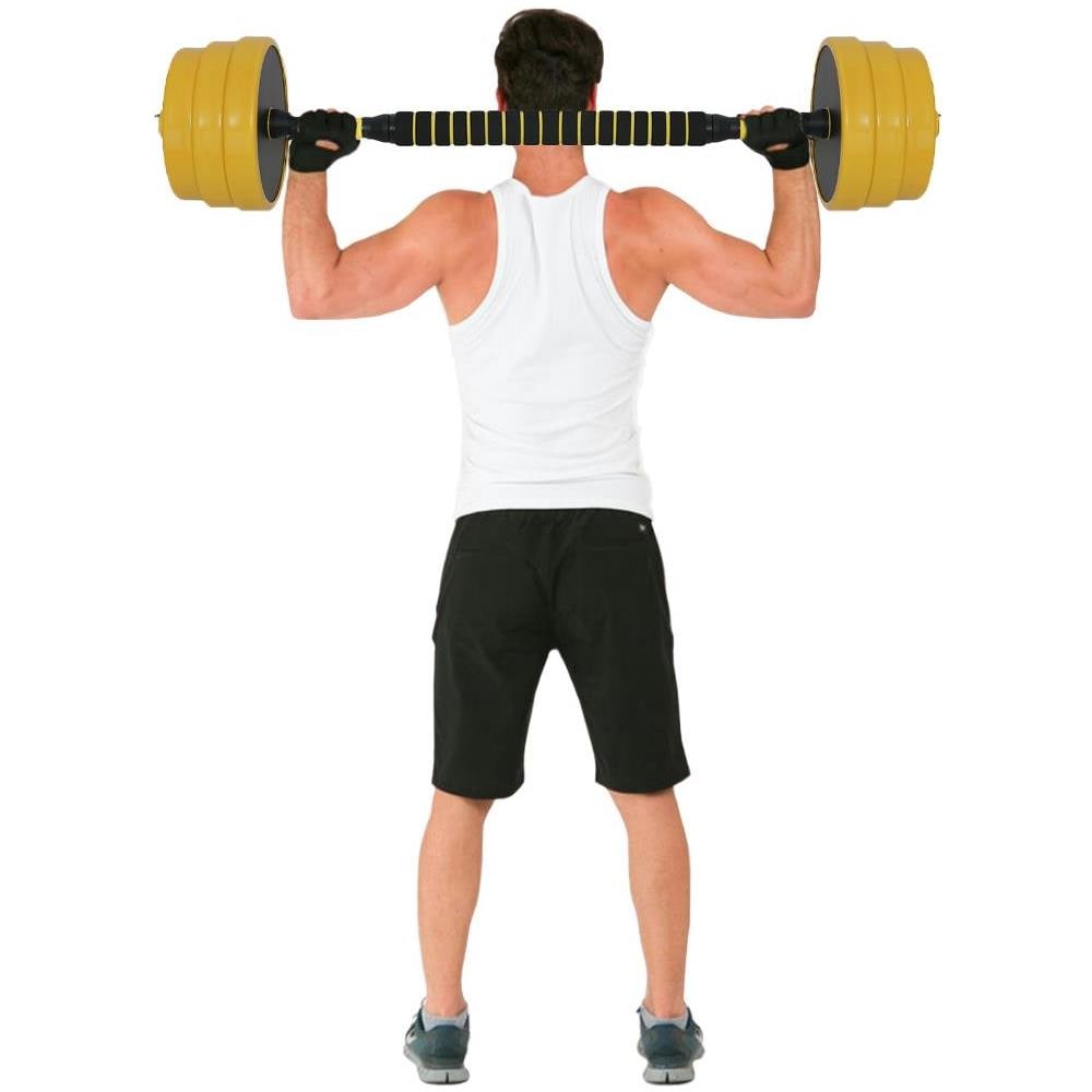 Set Manubri da 25kg (4x2.5kg+4x2kg+4x1.5kg) Bilanciere Pesi Fitness Allenamento - Foto 2