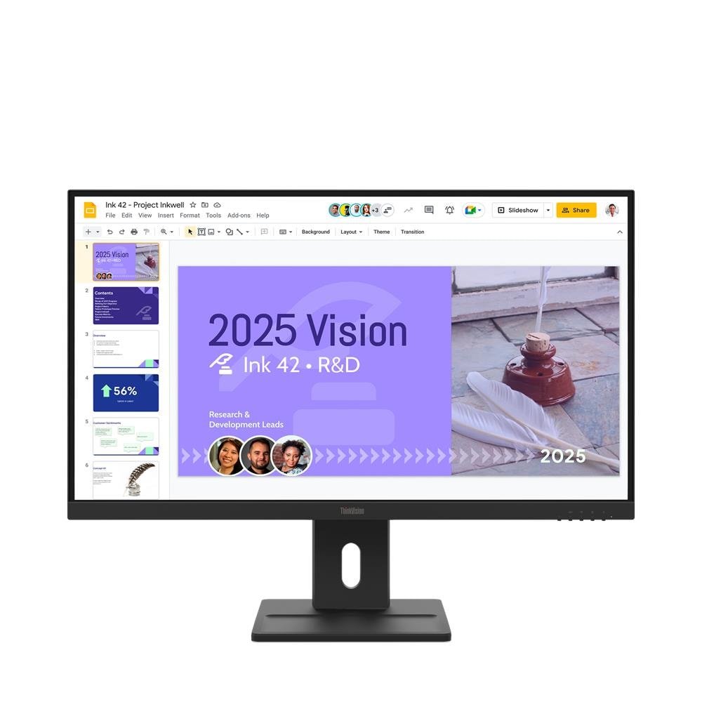 ThinkVision E27Q-40 LED Display 68,6 cm (27") 2560 x 1440 Pixel Quad HD LCD Nero - Foto 1
