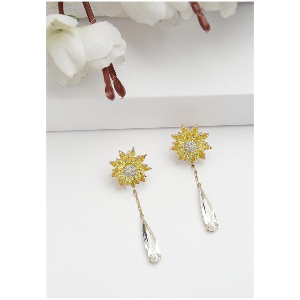 Collezione Diva Orecchini a Goccia Girasole - Foto 1