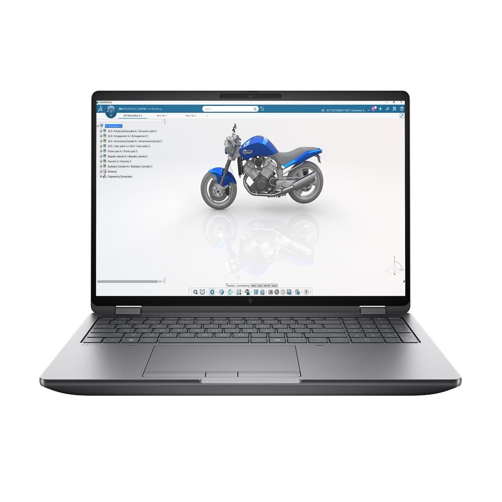 DK1L5ET laptop Intel Core Ultra 7 255HX 40,6 cm (16") WUXGA 64 GB DDR5-SDRAM 1 TB SSD NVIDIA RTX PRO 2000 Blackwell Wi-Fi 7 (802.11be) Windows 11 Pro AI Workstation, AI PC Argento - Foto 1