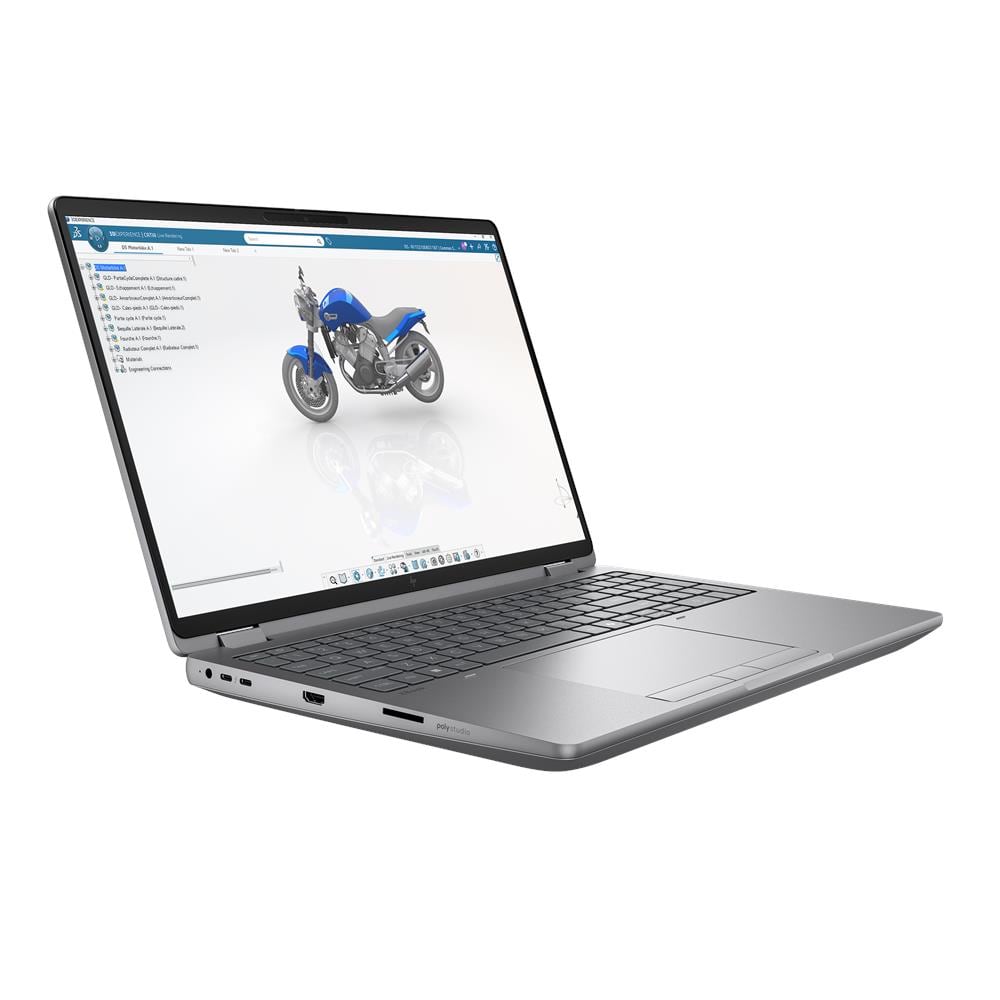 DK1L5ET laptop Intel Core Ultra 7 255HX 40,6 cm (16") WUXGA 64 GB DDR5-SDRAM 1 TB SSD NVIDIA RTX PRO 2000 Blackwell Wi-Fi 7 (802.11be) Windows 11 Pro AI Workstation, AI PC Argento - Foto 2