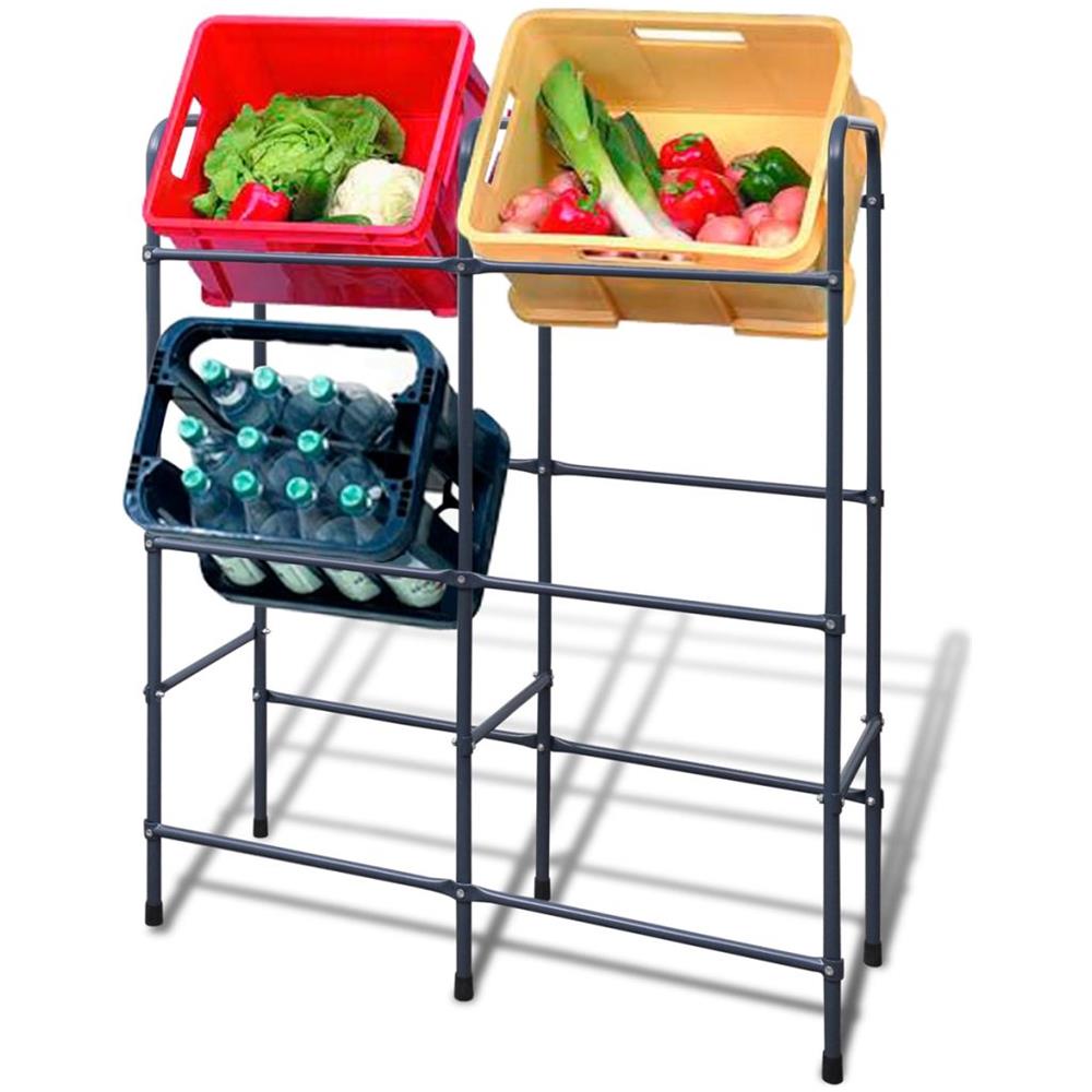 Scaffale In Acciaio Per 6 Casse - Foto 1