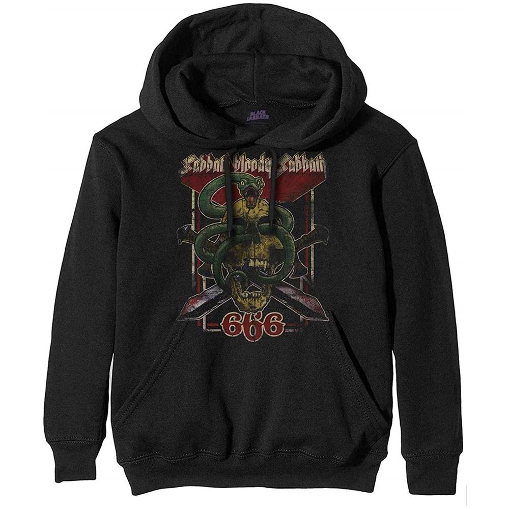 Black Sabbath: Bloody Sabbath 666 (Felpa Con Cappuccio Unisex Tg. M)  - Foto 1