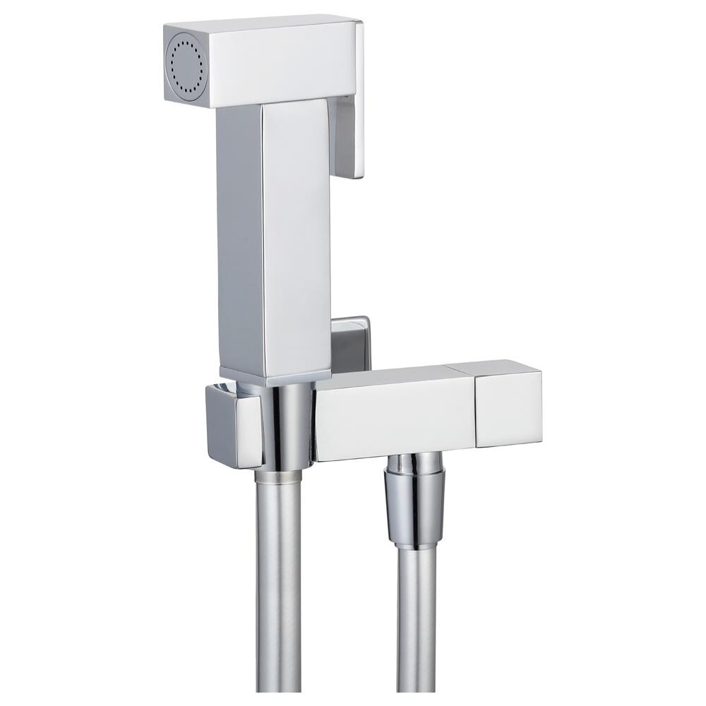 Idroscopino Wc Doccetta Ottone Portatile Shutoff Monogetto Con Leva Ogomondo Kit *** Finitura- : Cromato Quadro - Foto 2