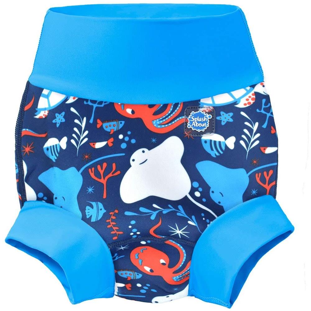 Splash A Proposito Del Capretto Del Bambino Di Nuovo E Migliorato Felice Pannolino Multicolore (sotto Il Mare) 6-12 Mesi - Foto 1