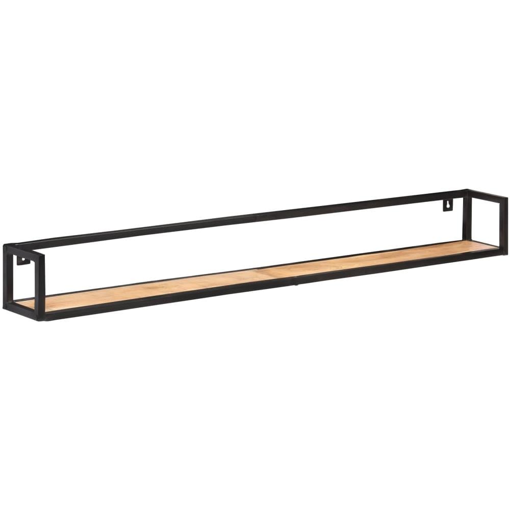Mensole A Muro 2 Pz 160 Cm In Legno Massello Di Acacia - Foto 2