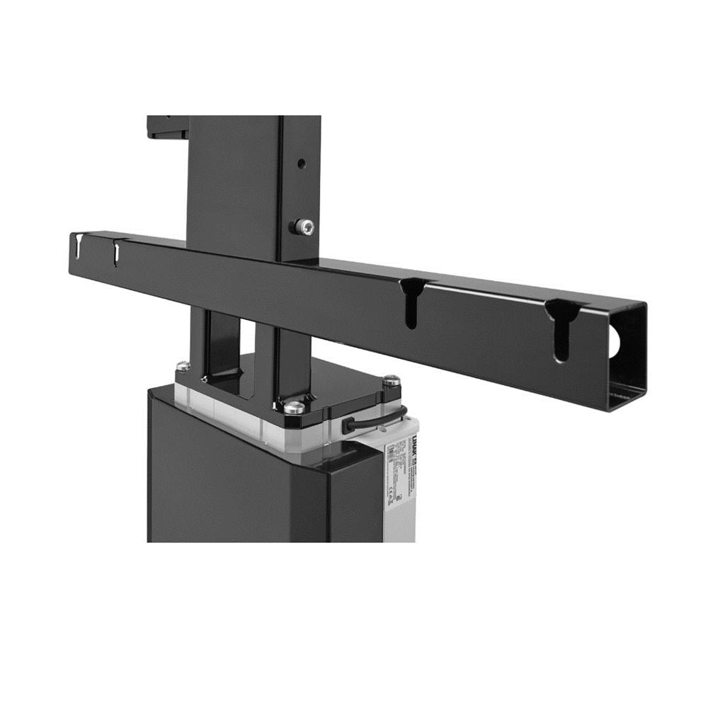 10080250 86" Portable flat panel floor stand Alluminio, Nero base da pavimento per tv a schermo piatto - Foto 8
