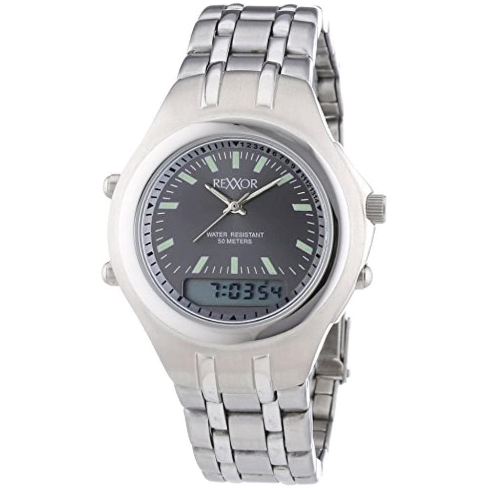 242-7904-88 Orologio Da Polso, Analogico / digitale, Uomo, Acciaio Inossidabile, Argento - Foto 1