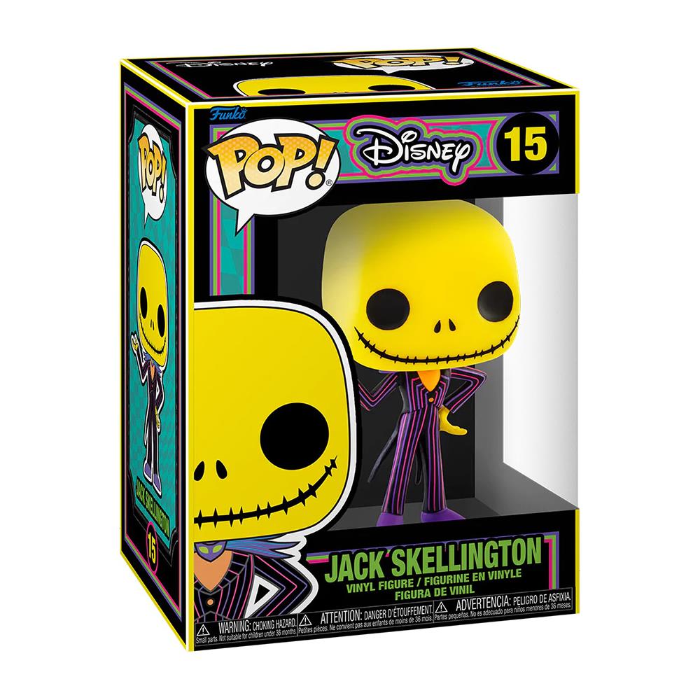 Nightmare Before Christmas Pop! Disney Vinyl Figure Jack (blacklight) 9 Cm - Foto 2