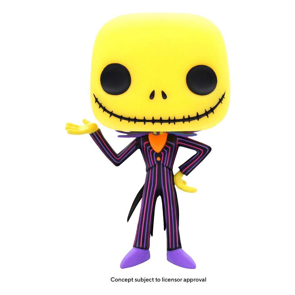 Nightmare Before Christmas Pop! Disney Vinyl Figure Jack (blacklight) 9 Cm - Foto 1