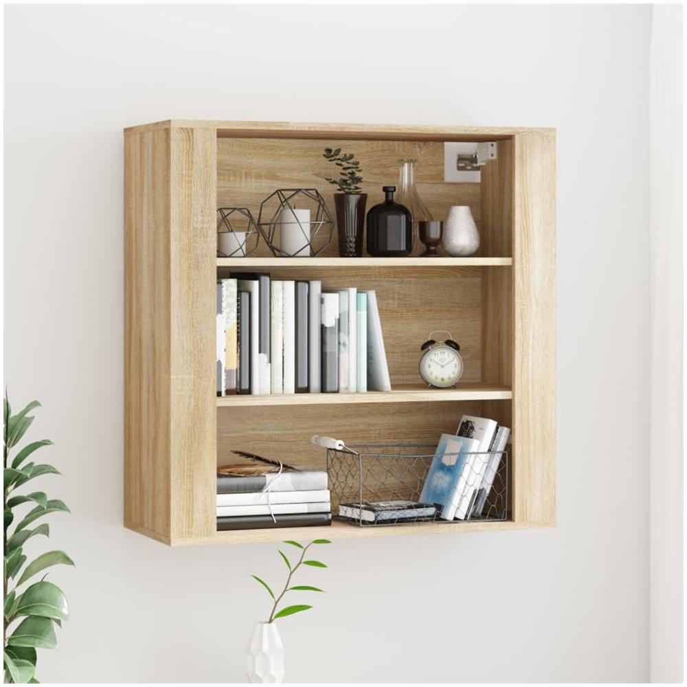 Armadietto A Muro Rovere Sonoma 80x33x80 Cm Legno Multistrato - Foto 1