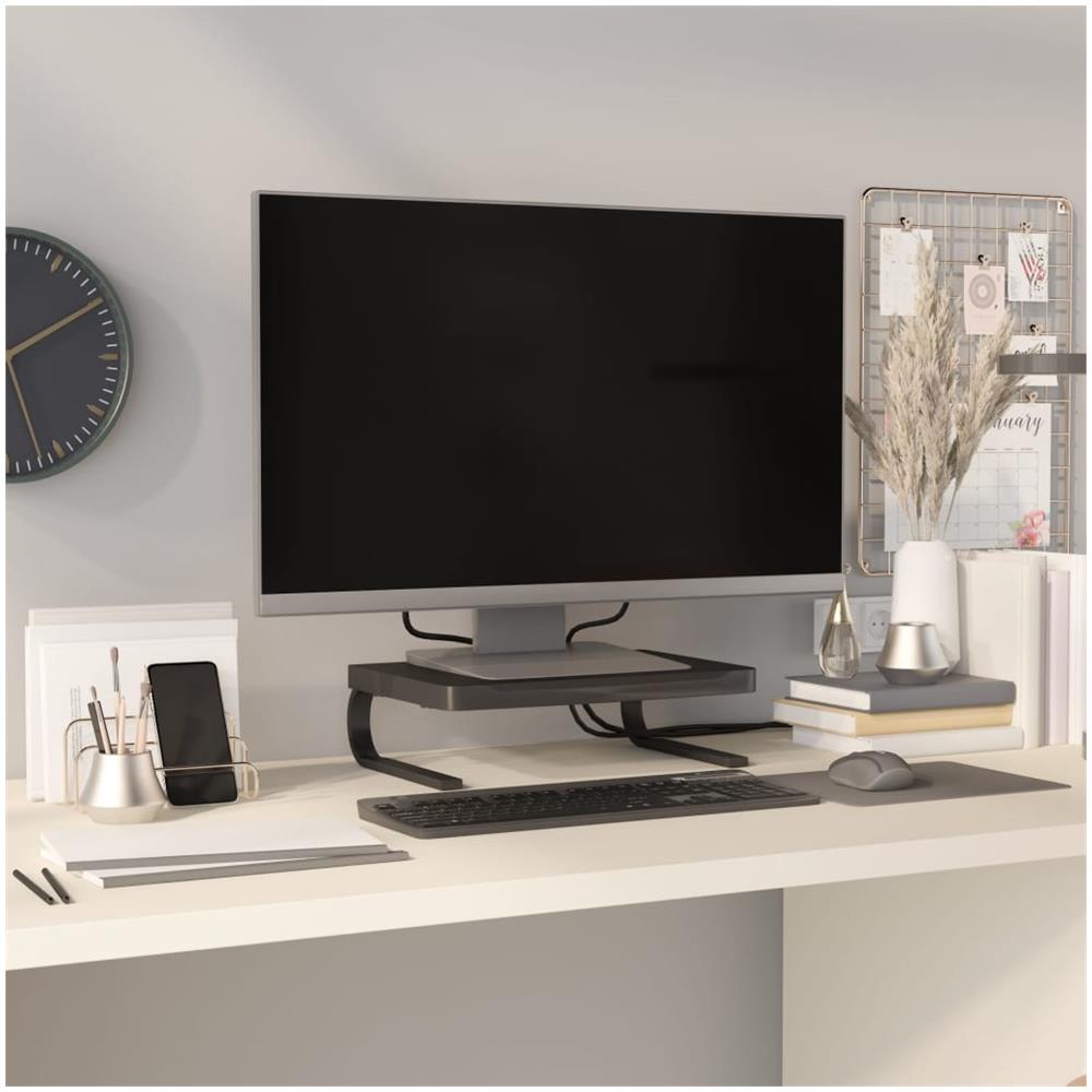 Supporto Per Monitor Nero 37x28x11,5 Cm - Foto 1
