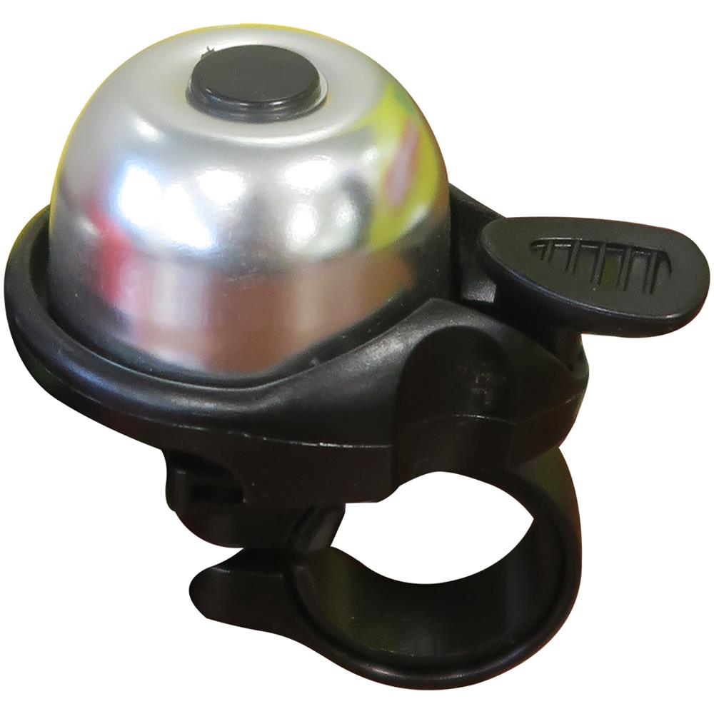 Mini Campanello Universale Per Bicicletta In Acciaio Di Colore Nero /silver - Foto 1