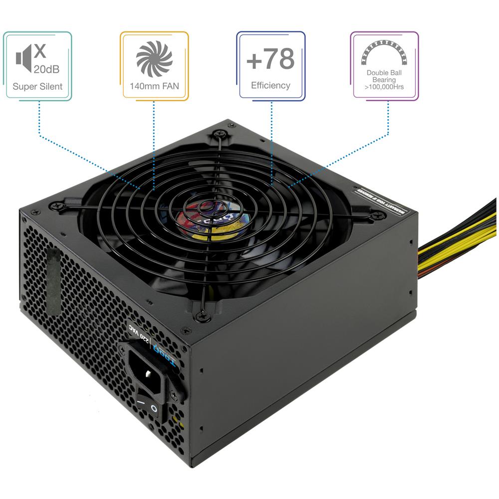 Alimentatore TQAPOLO-600SP ATX 600 W Colore Nero - Foto 2