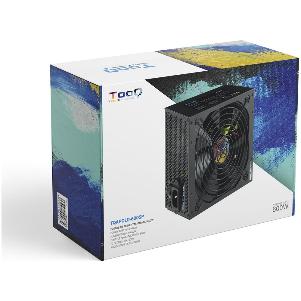 Alimentatore TQAPOLO-600SP ATX 600 W Colore Nero - Foto 7