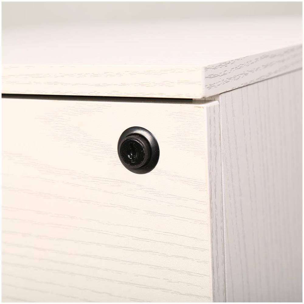 Schedario da Ufficio Cassettiera Per Scrivania 2 Cassetti Serratura con 2 Chiavi - Foto 2