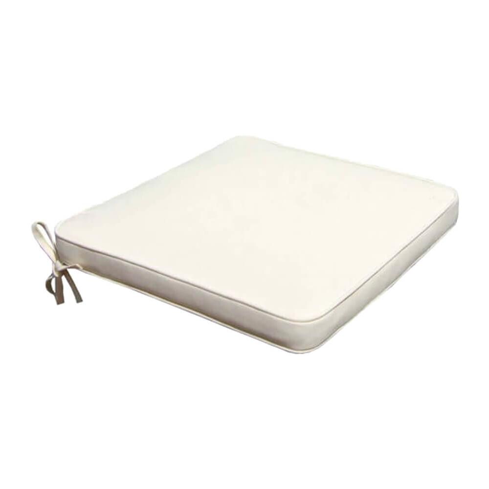 Cuscino Seduta Imbottito 39x39cm Impermeabile Sfoderabile Esterno Colore Ecru' Cu805668 - Foto 5