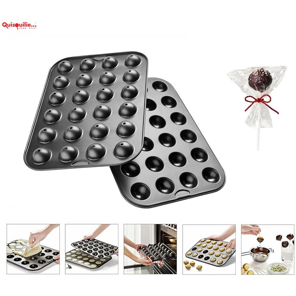 Set Stampo 24 Cake Pops Con Bastoncini - Foto 1