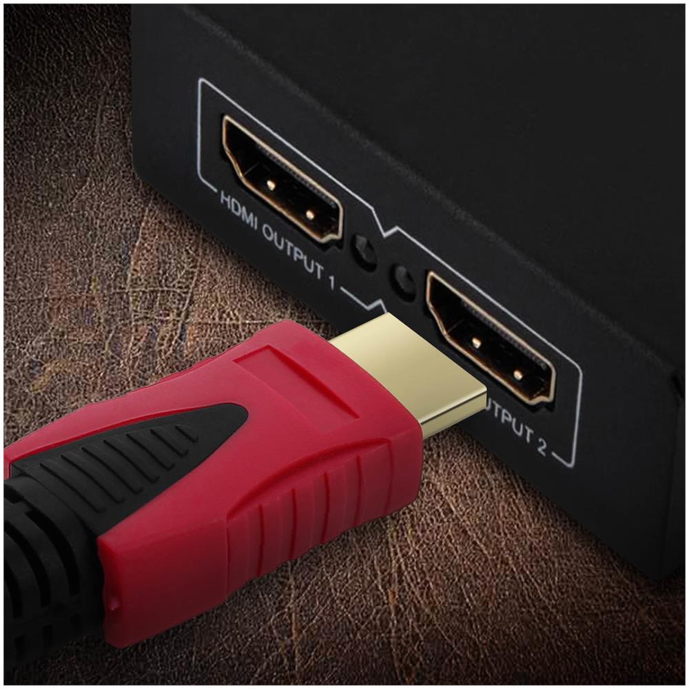 Cavo Video Hdmi A Hdmi Maschio 4k Full Hd Banda Larga 1.8m Nero - Foto 5