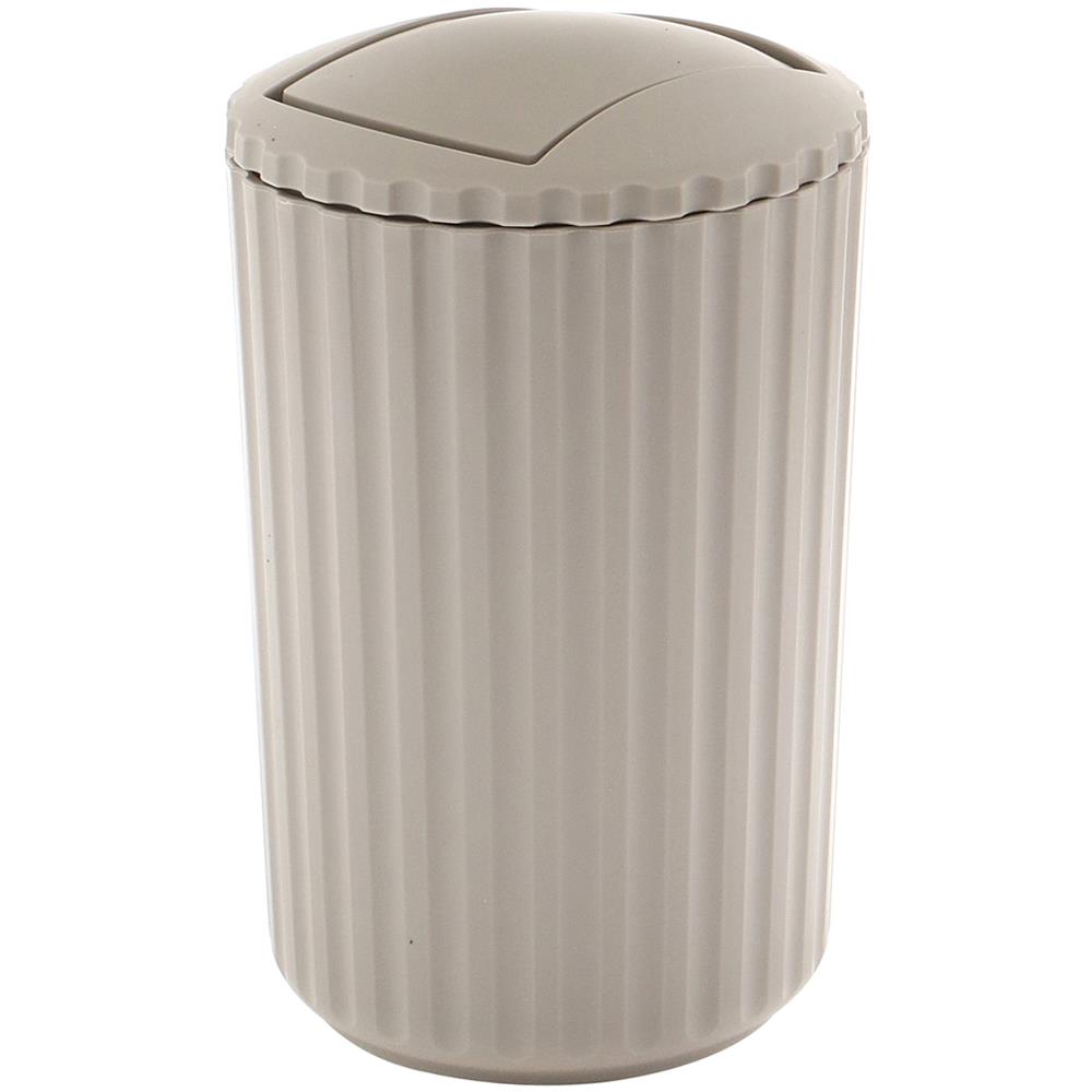 Cestino Rifiuti In Plastica Grigio - Foto 1