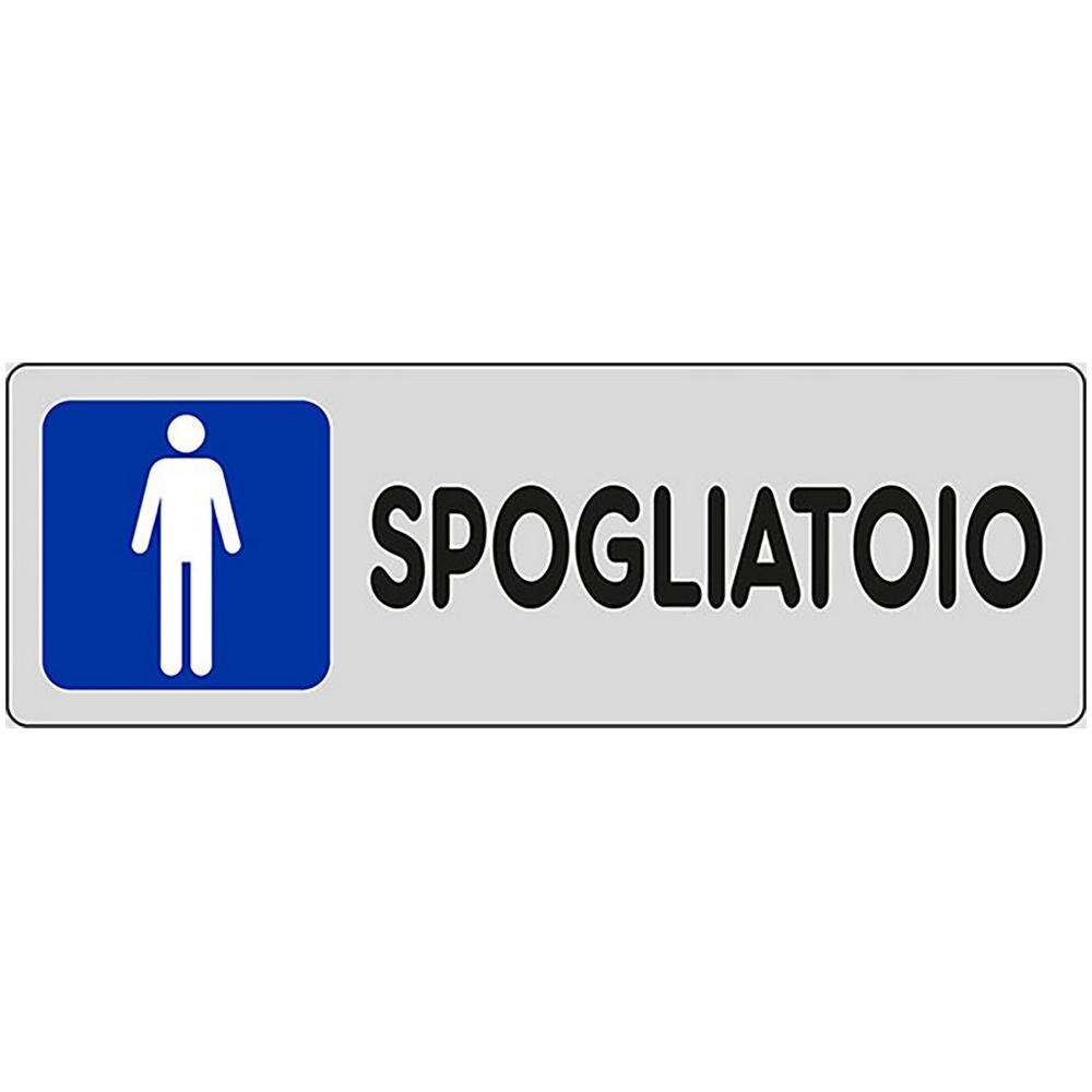 Adesivo Spogliatoi Uomini Palestre Negozi Piscine 15cmx5cm - Foto 2