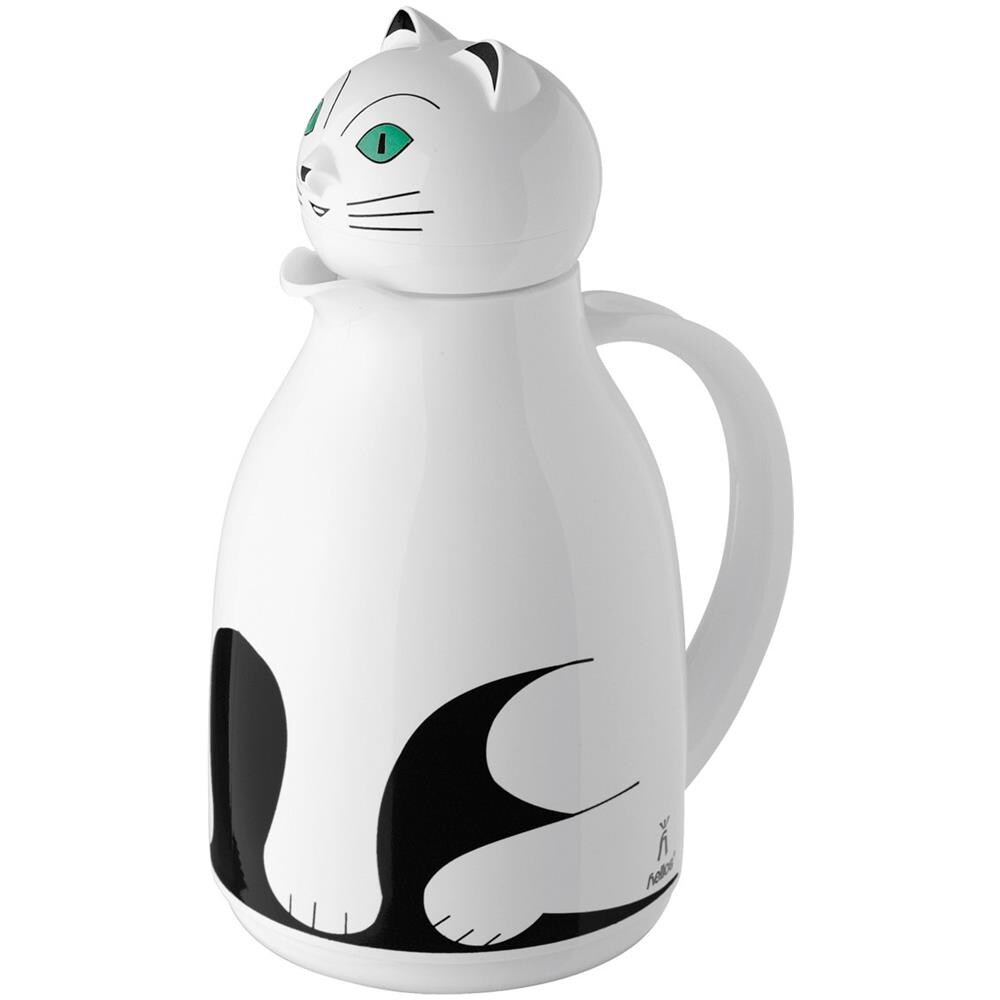 Thermo-cat Caraffa Termica In Plastica Con Tappo A Vite, 1litro, Colore: Bianco - Foto 1