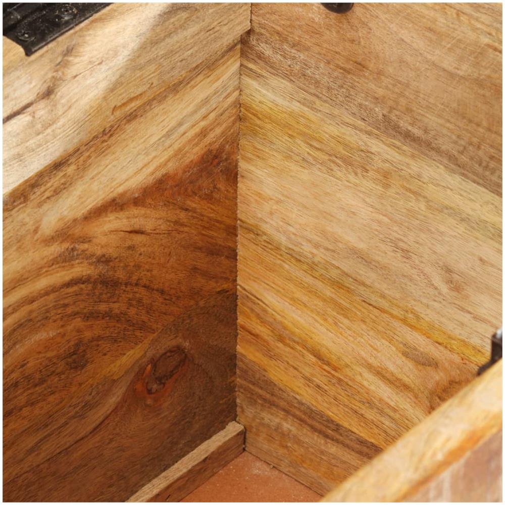 Panca Per Ingresso 103x33x72 Cm In Legno Massello Di Mango - Foto 2