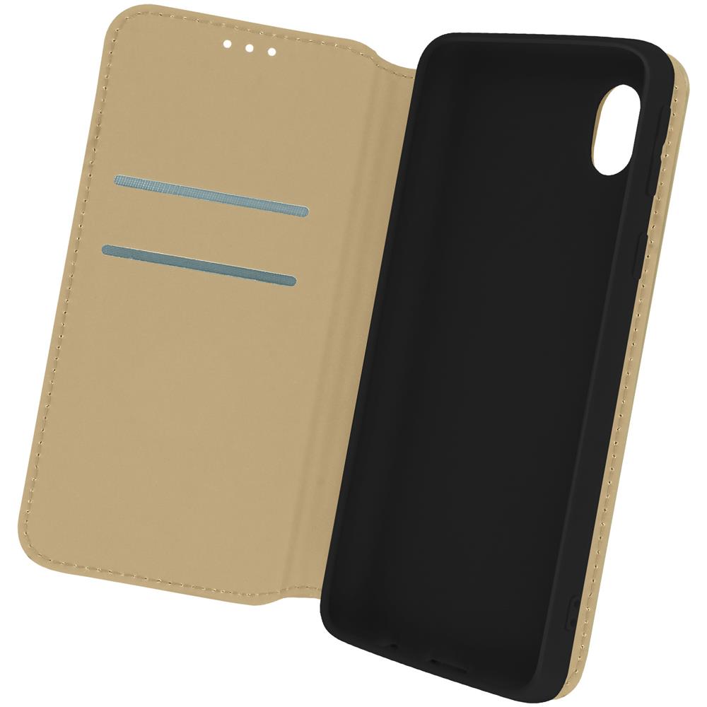 Custodia Folio Samsung A01 Core Portafoglio Funzione Supporto Video Beige - Foto 1
