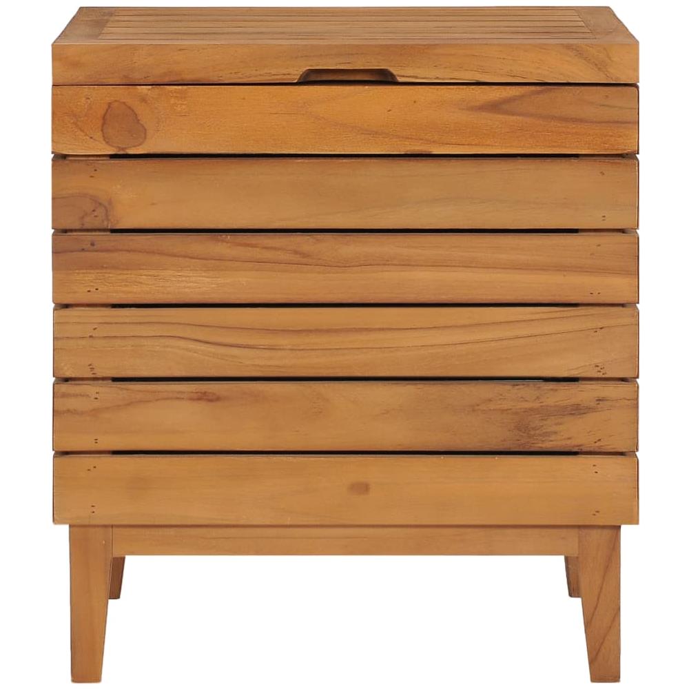 Cesto Portabiancheria 40x30x45 cm in Massello di Teak - Foto 3