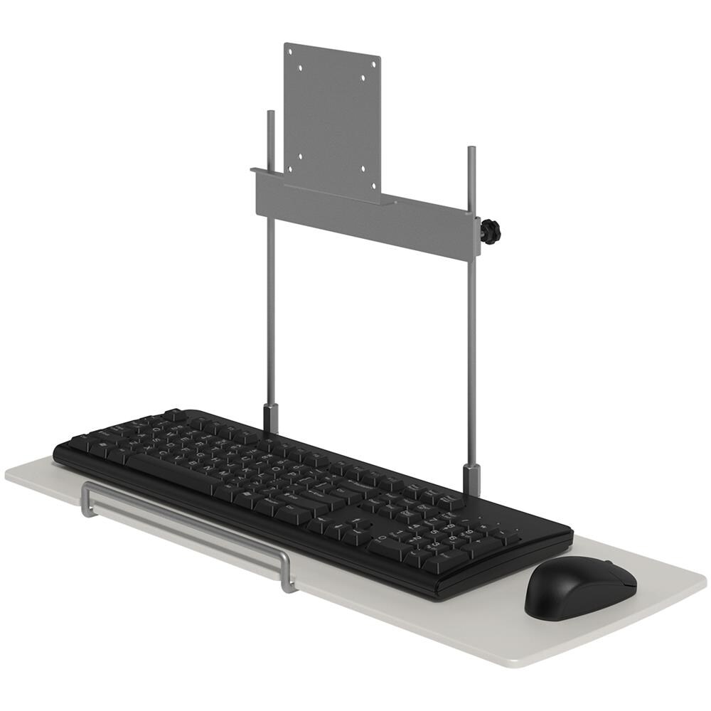 Viewmate Ripiano Mouse e Tastiera - Opzione 582 Colore Argento - Foto 1