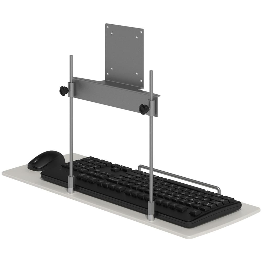 Viewmate Ripiano Mouse e Tastiera - Opzione 582 Colore Argento - Foto 2