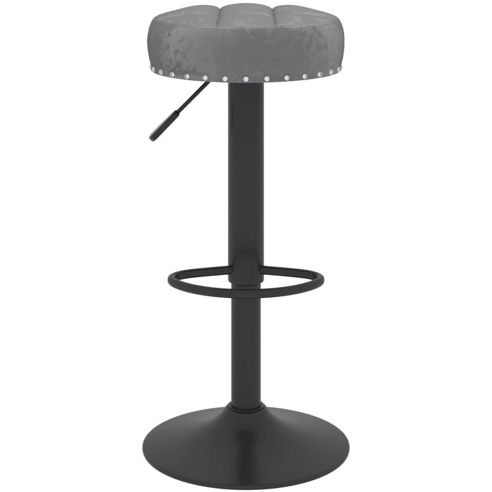 Sgabelli Da Bar 2 Pz Verde Scuro In Velluto - Foto 3