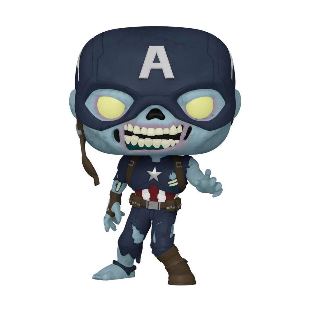 What If. . . ? Pop! Animation Vinyl Figure Zombie Captain America Exclusive 9 Cm - Foto 1