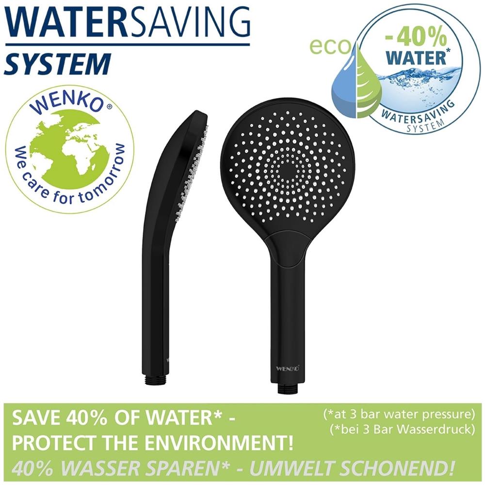 Cuffia Doccia A Risparmio Idrico Ø 12 Cm, Wenko - Foto 2