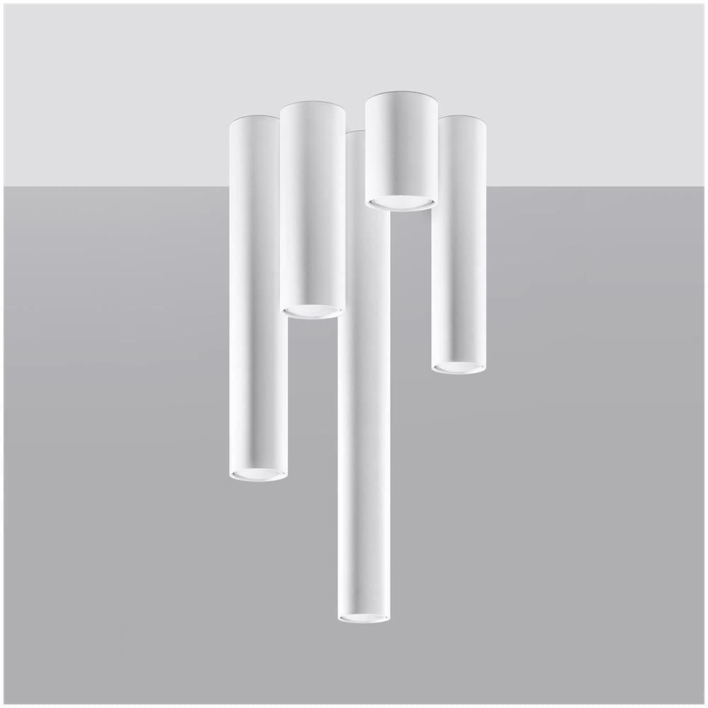 Applique Da Soffitto In Metallo Lagos 20 Nero 100xø60 Mm Metallo - Foto 1