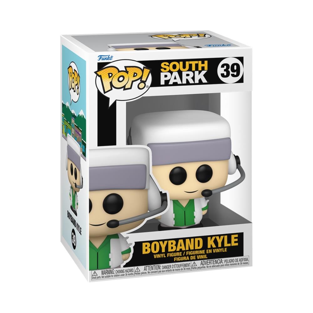 South Park 20th Anniversary Pop! Tv Vinyl Figure Boyband Kyle 9 Cm - Foto 1