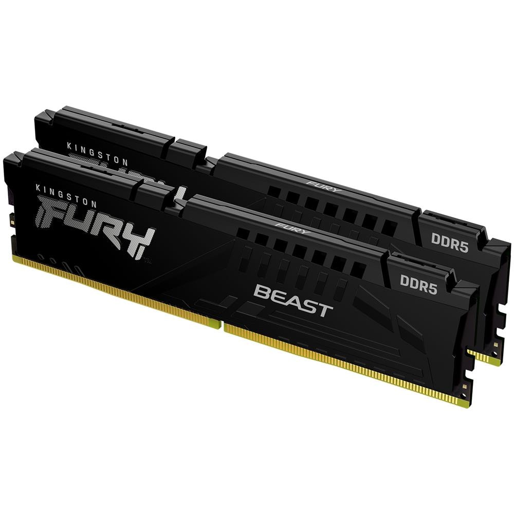 Memoria DIMM FURY Beast Black 16 GB (2x8 GB) DDR5 5600 MHz CL36 Colore Nero - Foto 1