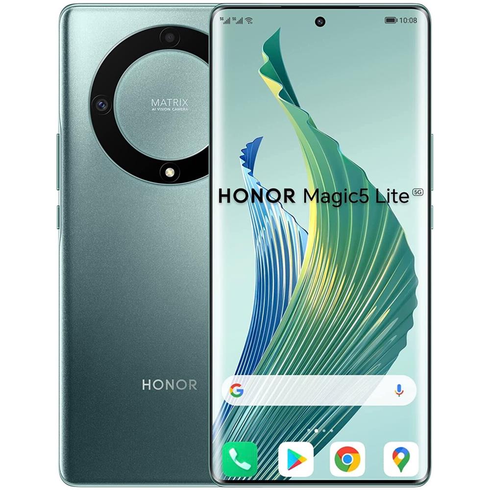 Magic5 Lite 5G 128 GB 6GB RAM Dual Sim Display 6.67" OLED Slot Nano SD Fotocamera 64 Mpx Android 12 Colore Verde Smeraldo - Foto 1