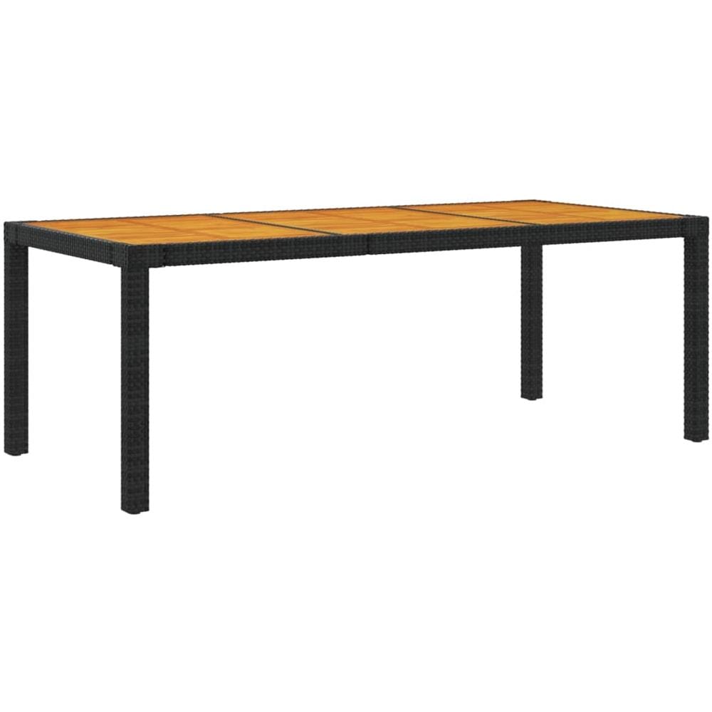 Set Mobili Da Giardino 7 Pz Con Cuscini In Polyrattan Nero - Foto 10